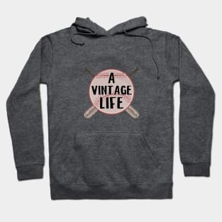 A Vintage Life Baseball Tee Hoodie